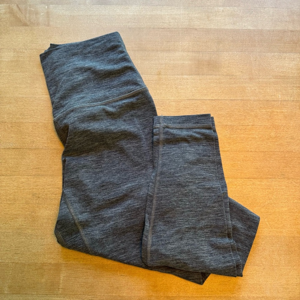 lululemon athletica Heathered Dark Gray Leggings